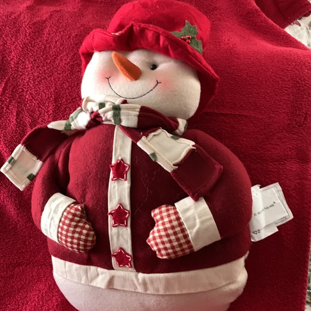 Mr & Mrs Snowman Pillows